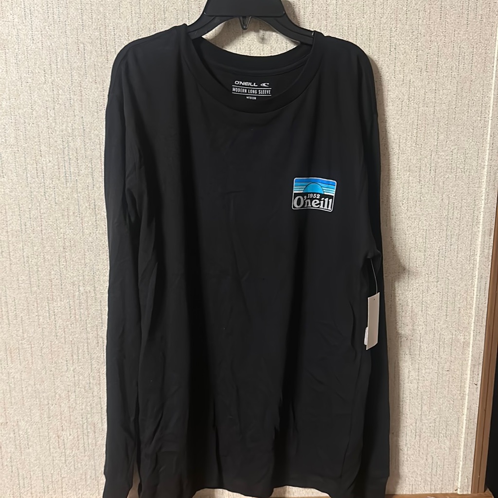 O’neill Sun Down Long Sleeve Shirt: Black: New With Tags: Size M